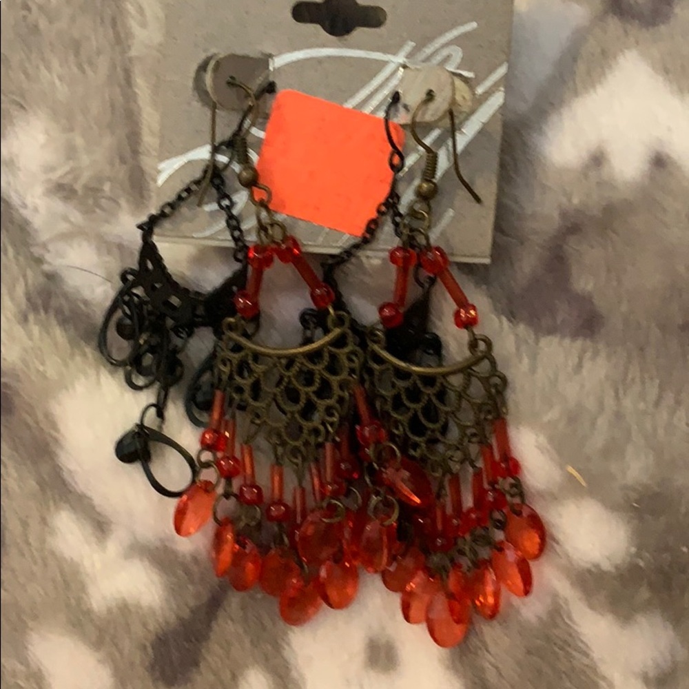 2 pairs fashion earrings